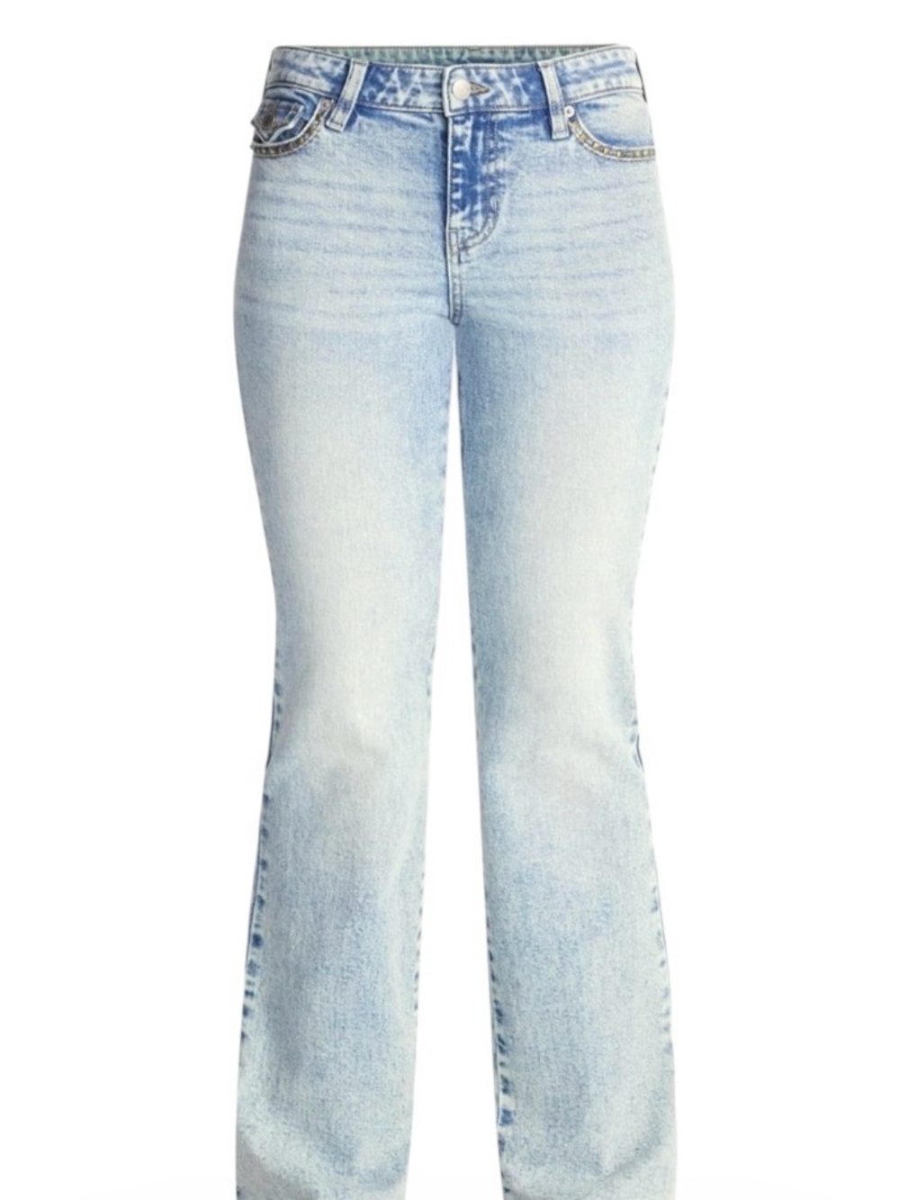 Extended Tab Bootcut Jeans for Juniors Women from No Boundaries